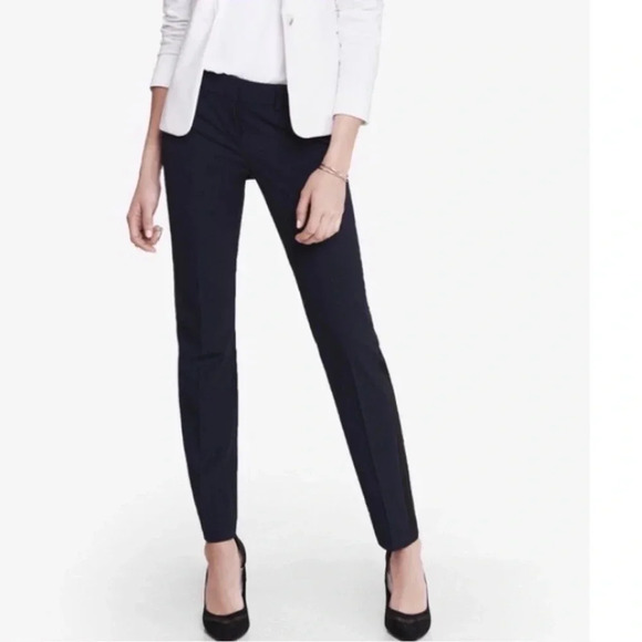 Express Navy pants with side stripe - Picture 3 of 5